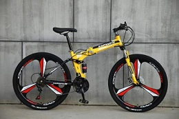  Falträder Novokart-faltbares Sport- / Mountainbike / Fitness im Freien / Freizeitradfahren / 26 inches (Zoll 3 Cutter Wheel, gelb