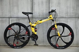  Falträder Novokart-faltbares Sport- / Mountainbike / Fitness im Freien / Freizeitradfahren / 26 inches (Zoll 6 Cutter Wheel, gelb