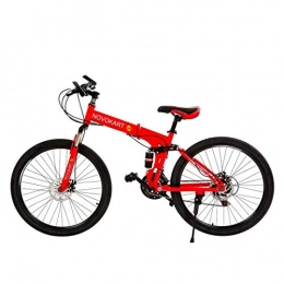 Novokart Fahrräder Novokart Klapprad, Unisex, für Erwachsene, Rot, 21 Stunden Shift