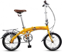 PARTAS Fahrräder Partas Senior Rider-16 Klappräder, für Erwachsene und Kinder, Mini-Einzelspeed-Klappfahrrad, Aluminiumlegierung, leicht, tragbar, zusammenklappbar, mit Haken zur Wandmontage, 2 Stück (Farbe: Beige)
