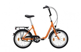 RennMaxe : Klapprad Excelsior Nostalgie - orange - RH 40 - Vintage Retro Fahrrad Minirad Faltrad