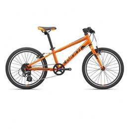 Shengshihuizhong Fahrräder Shengshihuizhong 20 Zoll - 8-Gang-Jugendfahrrad, gerader Lenker, Aluminiumlegierung, Anfnger, Familien und Geschenke, einfaches Design (Color : Orange, Edition : 20 Inch)