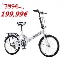 Sport & Freizeit Fahrräder Sport & Freizeit Faltrad 20 Zoll, Klappräder Damen, Faltrad Klappräder Weiß,