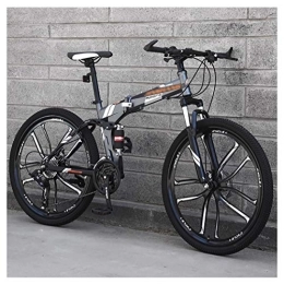 STRTG Falträder STRTG ultraleichte tragbare Faltbares Fahrrad, 24 * 26 Zoll Klapprad MTB, Erwachsene Männer Freizeit Fahrrad, 21 * 24 * 27 Geschwindigkeit leicht und robust Falt-Fahrrad Klappfahrrad