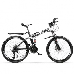 Tbagem-Yjr Fahrräder Tbagem-Yjr 260inch Rad Folding Mountain Fahrrad, Sport Und Freizeit Einstellplatz Fahrrad for Erwachsene (Color : Black, Size : 21 Speed)
