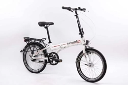 tretwerk DIREKT gute Räder Falträder Tretwerk - 20 Zoll Klapprad - Foldrider weiß 30 cm - Faltrad mit 7 Gang - Shimano Nexus Nabenschaltung - leichtes Folding Bike - praktisches Fahrrad für die Stadt