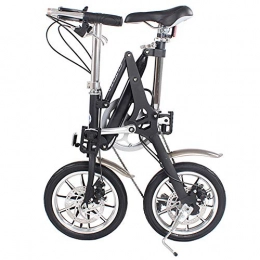 Unbekannt Fahrräder Unbekannt Hochwertige Klappräder aus Aluminiumlegierung, 35, 6 cm (14 Zoll), zusammenklappbar, Mini-Fahrrad für Erwachsene, männlich und weiblich, sekundenschnelles Getriebe, zusammenklappbar