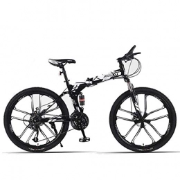 KOSGK Fahrräder Unisex-Fahrräder 26 '27-Gang Klapp Mountain Trail Fahrrad Compact Bike Antrieb für Erwachsene YouthBoys und Mädchen