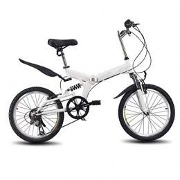 LYXQQ Fahrräder Unisex-Faltrad, Kompaktes Faltrad Single Speed Faltrad Leicht Faltrad, Mini Faltrad 20-Zoll, Für Studenten, Erwachsenen-Pendlerstadt, B