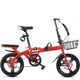 VHJ Fahrräder VHJ 16 inkl. Faltrad Ultraleichtes tragbares Fahrrad mit Variabler Geschwindigkeit, Einzelgeschwindigkeit, 26 * 17 (165-175 cm)