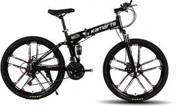 WXPE Falträder WXPE Faltbare MTB-Bikes, tragbares 26-Zoll-Faltrad für Männer Frauen Leichtes Faltgeschwindigkeitsrad, Dämpfungsfahrrad, Stoßdämpfung