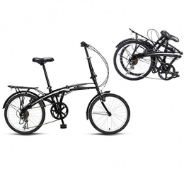 YUN HAI Falträder YUN HAI Faltbare Leichtes Fahrrad 20" City Bike 7 Geschwindigkeit Einstellbar, Heavy Duty Stahl-Rahmen, PU-Sitz, Doppelscheibenbremsen, Bewegliches Im Freien Fahrrad for Erwachsene Und Kinder