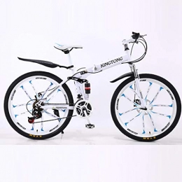 YXYBABA Falträder YXYBABA Erwachsenen-Fahrrad mit variabler Geschwindigkeit, stoßdämpfend, für Erwachsene, 21 Gänge, Doppelscheibenbremsen, 21 speed ten cutter wheel