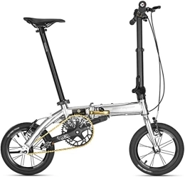ZLYJ Fahrräder ZLYJ 14-Zoll Leichtes Mini Faltrad, Kleines Tragbares Fahrrad, Faltrad Für Erwachsene, Studentenauto B, 14inch