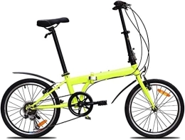 ZLYJ Fahrräder ZLYJ 20-Zoll Faltrad Ultraleichtes Und Tragbares Fahrrad Für Erwachsene Mit Schwungrad Mit Variabler Geschwindigkeit Und 6 Gängen B, 20inch