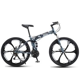 ZXC Fahrräder ZXC 26-Zoll faltbares Rennrad Kohlenstoffstahlrahmen Fahrrad Stadtbüro tragbares Fahrrad Studentenfahrrad einfach zu bedienen und leicht zu tragen