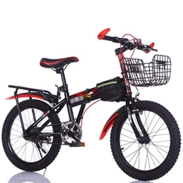 ZXC Fahrräder ZXC Kinder Mountainbike Unisex mit Variabler Geschwindigkeit und faltbar für Schüler der Primar- und Sekundarstufe 18-Zoll-Einzelrennen für Kinder, die schnell und einfach zu Falten sind
