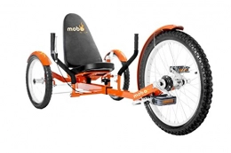 Mobo Cruiser Fahrräder Mobo Triton Cruiser Pro Liegefahrrad Kinderdreirad - ORANGE - ab 12 Jahre bis Erwachsene