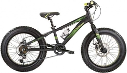 Montana Bike Fahrräder 20 Zoll Fatbike Montana Fat 6 Gang, Farbe:schwarz-grün