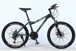 Aoyo Mountainbike 24-Zoll-27-Gang Mountainbike for Erwachsene, Leicht Erwachsene Fahrrad, Aluminiumlegierung Formatfüllend, Rad Vorderachsfederung Weiblich Off-Road Studenten Shifting Scheibenbremse ( Color : Green 4 )