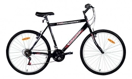 Schiano Mountainbike 24' Zoll Mountain Bike Hardtail Jungen MTB Schiano CXR Shimano Schaltung 18-Gang, Farben:schwarz-rot