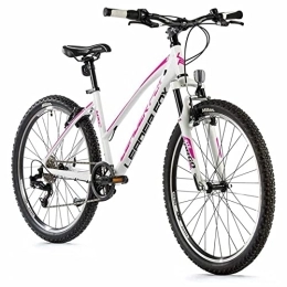 Leaderfox Fahrräder 26 Zoll Alu Mountainbike Leader Fox MXC Lady 8 Gang S-Ride MTB Rh41 cm weiß pink