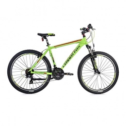 Leaderfox Fahrräder 26 Zoll Leader Fox MXC Fahrrad Mountain Bike 21 Gang Shimano Rh 36cm grün rot