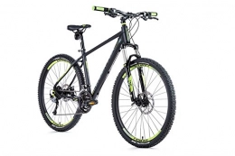 Leaderfox Mountainbike 27, 5 " Zoll Alu MTB Fahrrad LEADER FOX Esent Shimano 27 Gang Scheibenbremsen schwarz grün Rh 36cm