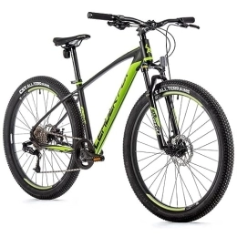 Leaderfox Fahrräder 27.5 Zoll Mountainbike Leader Fox Esent 8 Gang S-Ride schwarz-grün RH 46cm