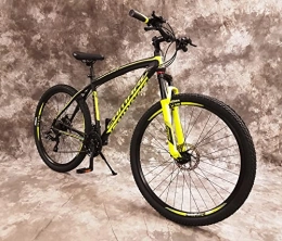 generisch Fahrräder 29 Zoll ALU Mountain Bike Gefedert mit 21-Gang Shimano & Scheibenbremsen 2961-30-Schwarz-Gelb