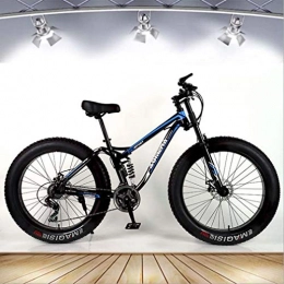 AISHFP Mountainbike Adult Fat Tire Mountain Bike, Snowbike, Doppelscheibenbremse Cruiser Bikes, Strand Fahrrad 26 Zoll-Räder, D