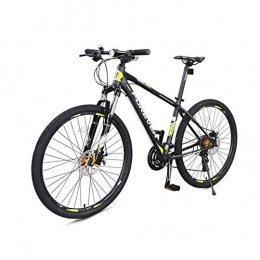 AEDWQ Fahrräder AEDWQ 30-Gang Mountainbike, 27, 5-Zoll-Aluminium-Rahmen, Doppel Fahrwerk, Doppelscheibenbremse Bike, MTB Reifen, Schwarz, Rot / Schwarz, Grn, (Color : Black Green)