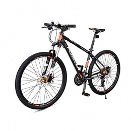 AEDWQ Fahrräder AEDWQ 30-Gang Mountainbike, 27, 5-Zoll-Aluminium-Rahmen, Doppel Fahrwerk, Doppelscheibenbremse Bike, MTB Reifen, Schwarz, Rot / Schwarz, Grn, (Color : Black red)