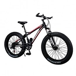 AEF Mountainbike Fatbike 26 Zoll, 21-Gang MTB 4.0 Fette Reifen Fahrrad, Rahmen Kohlenstoffstahl, Herren Damen Vollfederung Bike, Lagergewicht: 150 Kg