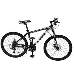 AGrAdi Fahrräder AGrAdi Rennrad für Erwachsene, 26-Zoll-Mountainbike für Erwachsene, 21-Gang-Federgabel, MTB, leichte 30, 9-Pfund-Fahrräder mit Aluminiumrahmen, Outdoor-Fahrrad für Männer und Frauen (weiß und schwarz)