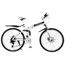 Altruism Fahrräder ALTRUISM 26 Zoll Stahl Mountainbike Für Männer Und Frauen Mit Vorne Und Hinten Scheibenbremse (Weiß)