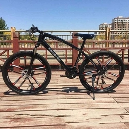 AYDQC Mountainbike AYDQC Fahrrad, 26-Zoll-Mountainbikes, Hartschwanz mit hoher Kohlenstoffstahl, leichtes Fahrrad mit verstellbarem Sitz, Doppelscheibenbremse Bike 7-10, f fengong (Color : G)