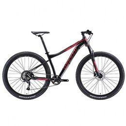 AZYQ Fahrräder AZYQ 9-Gang-Mountainbikes, Hardtail-Mountainbike für Erwachsene mit großen Rädern, Aluminiumrahmen-Vorderradaufhängung, Mountainbike, Schwarz