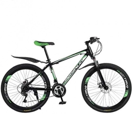 baozge Fahrräder Baozge Mountainbike für Erwachsene, 26 Gänge, leicht, aus Karbonstahl, mit Vollrahmen-Rädern, Federung vorne, Scheibenbremse C 24 Gänge, 24 Speed