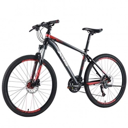 BCX Fahrräder BCX 26-Zoll-Mountainbikes für Erwachsene, 27-Gang-Mountainbike, Hardtail-Mountainbike mit Aluminiumrahmen für Herren, Doppel-Federungs-Alpinfahrrad, M, M