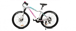BDW Fahrräder BDW Mountainbike Shimano 21 Gang, Aluminiumrahmen, Schaltung, Scheibenbremse, 27, 5 Zoll Reifen | 19 Zoll Rahmen MTB (Weiß)