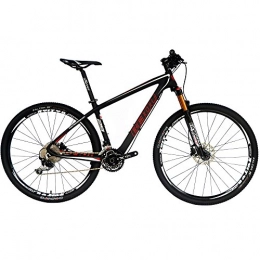 BEIOU Fahrräder beiou Carbon 29er Non-Vibrato Mountain Bike 29 MTB T800 Ultralight Rahmen 30 Speed Shimano-Deore Fahrrad 11, 8 kg Matt 3 K CB029, Cb029, schwarz