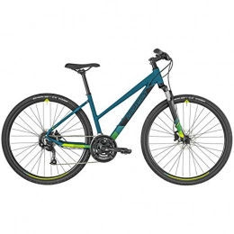 Bergamont Mountainbike Bergamont Helix 3 Damen Cross Trekking Fahrrad Petrol blau / schwarz 2019: Gre: 46cm (160-170cm)