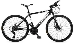 AXWT Mountainbike Bicycle Fahrraderwachsene Mountainbike, Off-Road-Bike, mit variabler Drehzahl Positionierung, High-carbon Stahlrahmen, Fahrrad, Doppelscheibenbremshebel Entwurf, Multifunktions-Fahrrad, 26-Zoll-Defekt