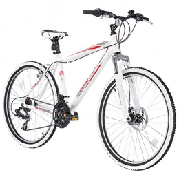 Bikesport  Bikesport Fahrrad Mountainbike MTB Hardtail Herren Fahrrad 26 Zoll Prime Rahmen 46 cm Shimano 21 Gang Scheibenbremse (Wei)