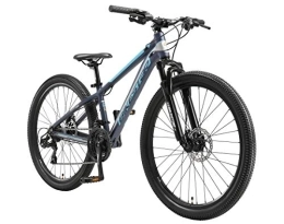 BIKESTAR Mountainbike BIKESTAR Hardtail Aluminium Mountainbike Shimano 21 Gang Schaltung, Scheibenbremse 26 Zoll Reifen | 13 Zoll Rahmen Alu MTB | Blau