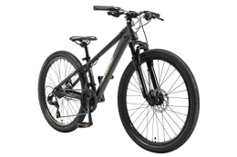 BIKESTAR Fahrräder BIKESTAR Hardtail Aluminium Mountainbike Shimano 21 Gang Schaltung, Scheibenbremse 26 Zoll Reifen | 13 Zoll Rahmen Alu MTB | Schwarz Grün