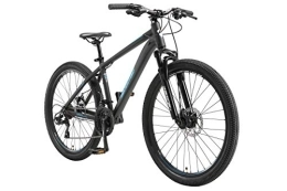 BIKESTAR Fahrräder BIKESTAR Hardtail Aluminium Mountainbike Shimano 21 Gang Schaltung, Scheibenbremse 26 Zoll Reifen | 16 Zoll Rahmen Alu MTB | Schwarz Blau