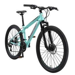 BIKESTAR Fahrräder BIKESTAR Hardtail Mountainbike Shimano 21 Gang Schaltung, Scheibenbremse 26 Zoll Reifen | 15 Zoll Rahmen MTB | Mint