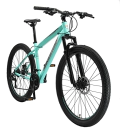 BIKESTAR Fahrräder BIKESTAR Hardtail Mountainbike Shimano 21 Gang Schaltung, Scheibenbremse 27.5 Zoll Reifen | 17 Zoll Rahmen MTB | Mint